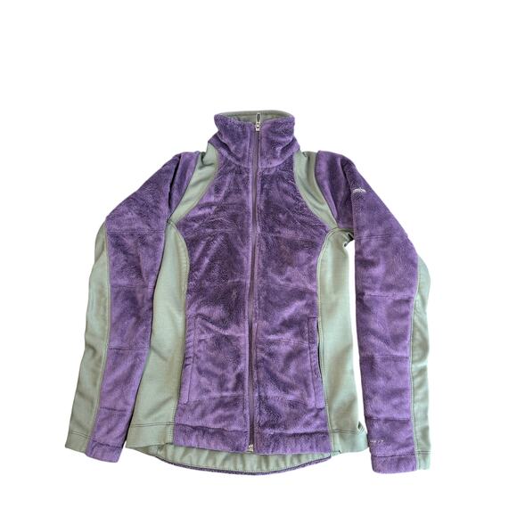 Columbia Women’s XS Omni-Heat Fleece Jacket Purple Green Thermal Reflective - Picture 1 of 7